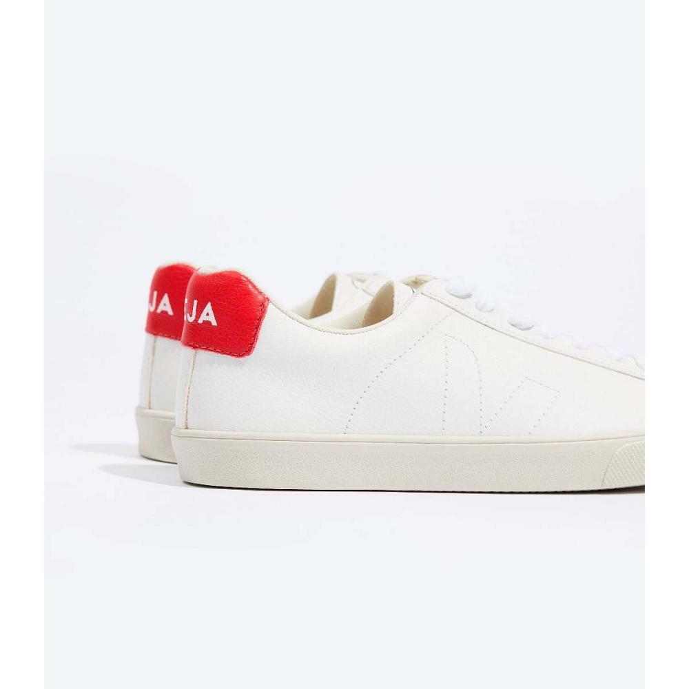 Veja ESPLAR CHROMEFREE Sneakers Dames White/Red | NL 616XYU